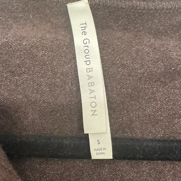 Aritzia Group Babaton Circuit Sweater Brown Merino Wool Womens Oversized Small - Picture 4 of 9